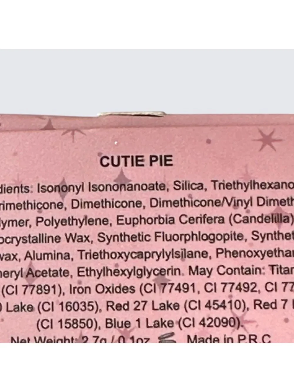 Moonslice Beauty Cutie Pie Blush Cream 2.7g Vegan & Cruelty-Free Heart-Shaped Co